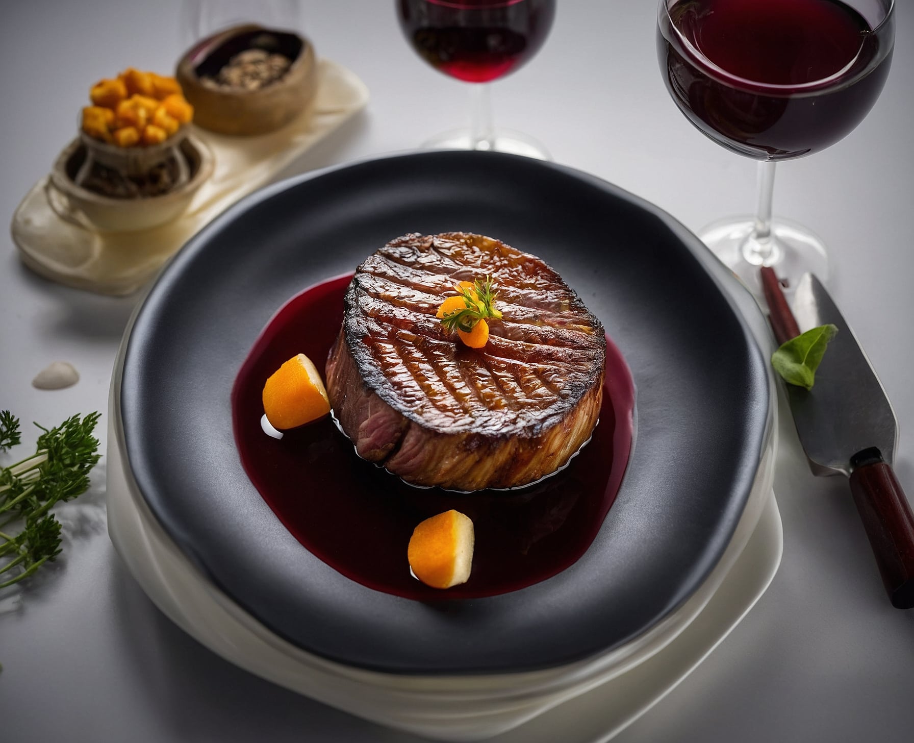 Solomillo a la Brasa con Reducción de Vino - Imagen 3